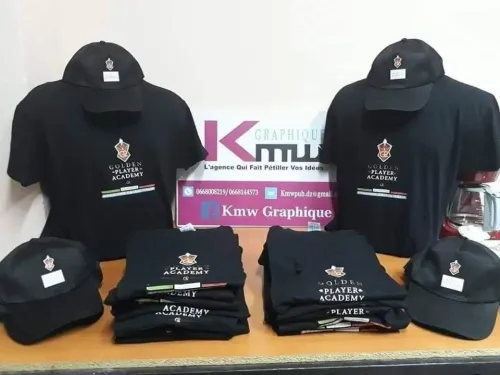Impression textile (t-shirts, polos, casquettes, etc.) DTF