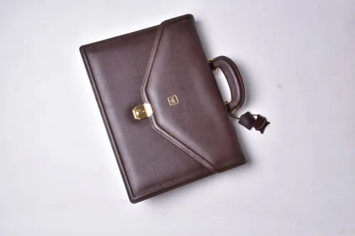 Cartable en véritable cuir Cadeaux de fin d'année 