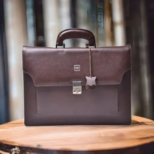 Cartable en cuir cadeaux de fin d'année 