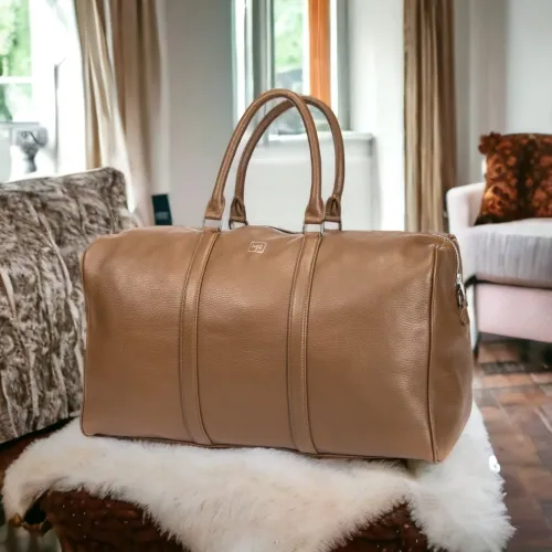 Sac de voyage en véritable cuir 