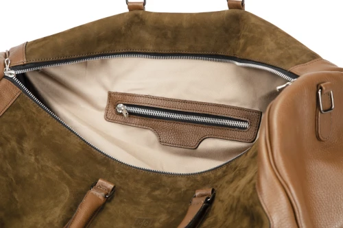 Sac de voyage en véritable cuir 