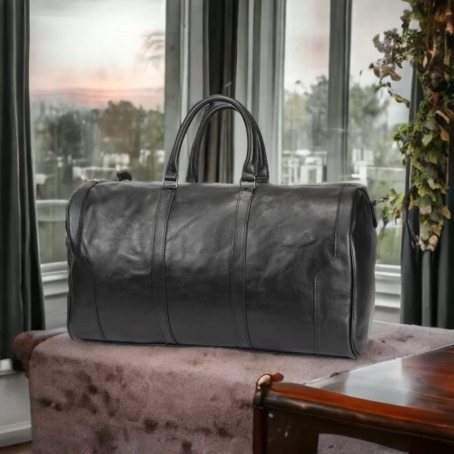 Sac de voyage en véritable cuir 