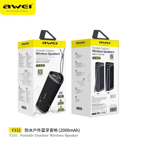Y331 - Haut-parleur Bluetooth extérieur portable sans fil TWS HP