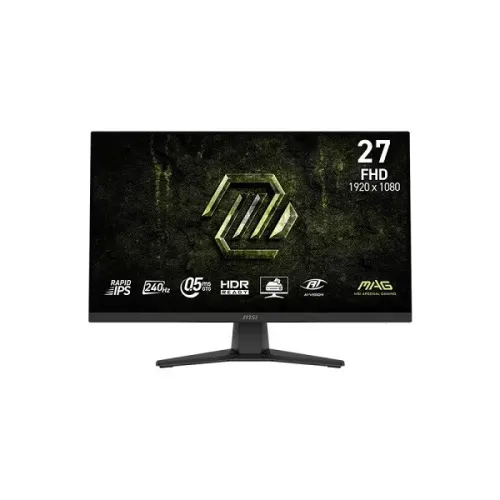 MSI MAG 272F X24 27PS 240HZ FHD RAPID IPS 0.5MS HDR READY TVD HDMI X2 DP 1 AIVISION