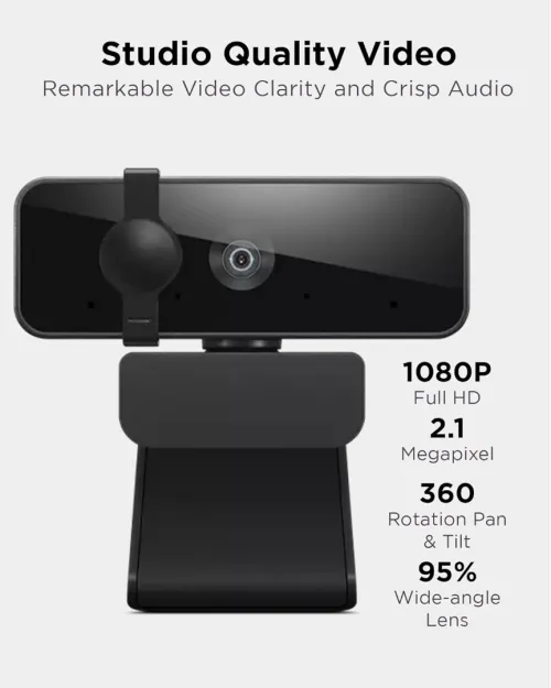  Lenovo Essential Full HD 1080P Webcam fhdwc300 Dual Microphone No Driver 1.8m 