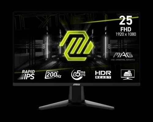 ECRAN PC MSI MAG 255F E20 25PS - Full HD 200Hz HDR -0.5MS RAPIDE IPS AI VISION