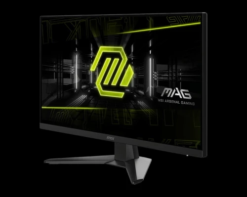 MAG 244F gaming monitor.  1920x1080 (FHD) panel RAPID IPS a 200Hz refresh rate, and a rapid 0.5MS