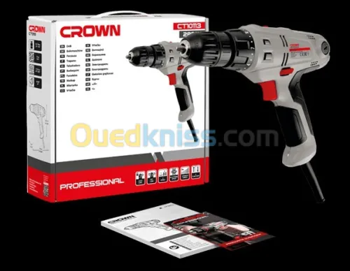 Visseuse Perceuse Electrique À fil 280W CROWN | CT10113