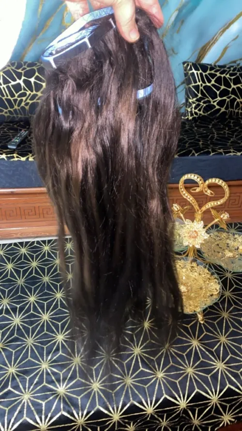 Extension de cheveux, adhésif la colère, châtain naturel100 % kyn 85 hba fihom la coul dylhom jdida trbhom berk et bon prix 38000