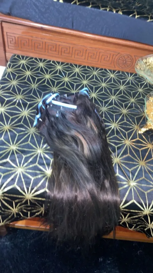 Extension de cheveux, adhésif la colère, châtain naturel100 % kyn 85 hba fihom la coul dylhom jdida trbhom berk et bon prix 38000