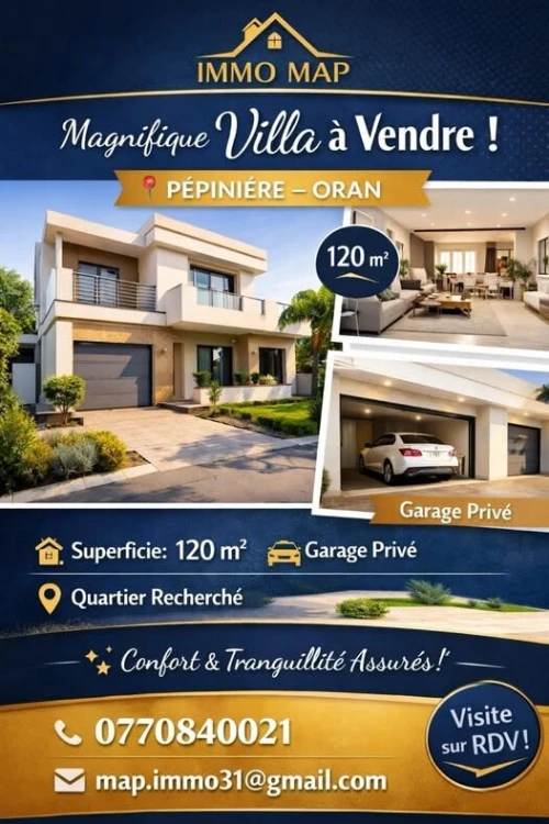 Vente Villa Oran Bir el djir