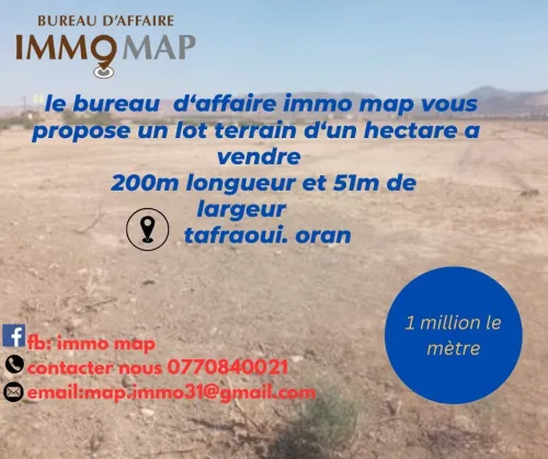 Vente Terrain Oran Tafraoui