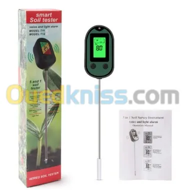 Testeur sol et compost  digital pH Humidité, température, luminosité