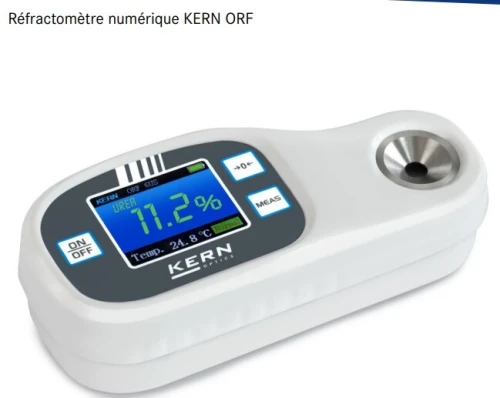 Réfractomètre KERN  brix / indice de réfraction