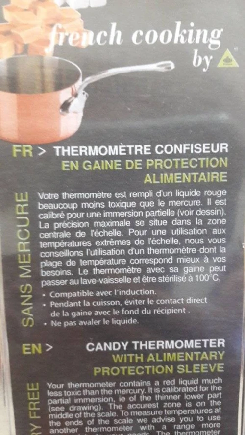 Thermomètre de confiseur