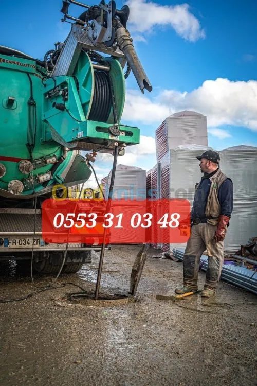 Camion Débouchage canalisations,Camion hydrocureur vidange nettoyage. Rgh