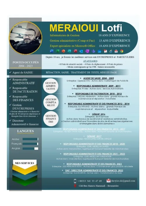 Gestion administrative et des finances