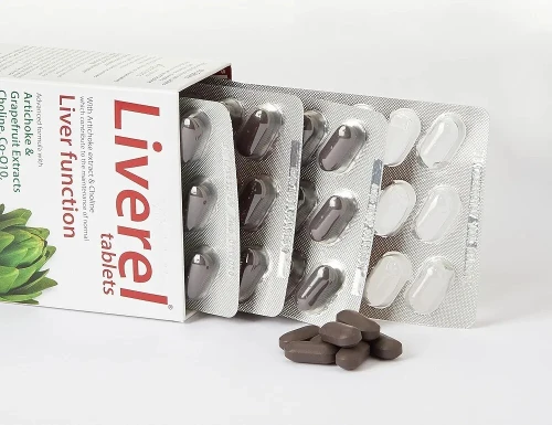 Vitabiotic Liverel Avec de la choline  qui contribue au maintien d'une  fonction hépatique normale