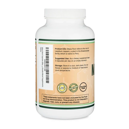 Double Wood Supplément e racine de maca 1000 MG 300 CAPSULES