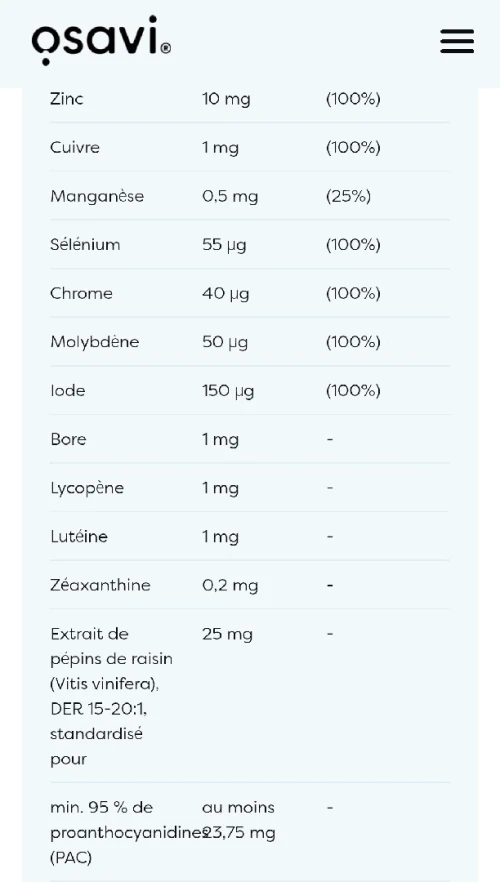 Osavi Multivitamines et minéraux OneDaily 60caps متعدد الفيتامينات والمعادن 60 كبسولة