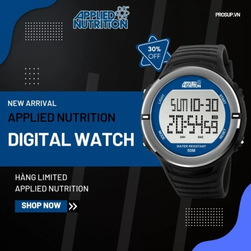 Montre Sport Digital Applied Nutrition Édition limitée ساعة رياضية رقمية أبلايد نيوتريشن إصدار محدود