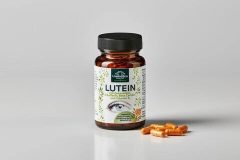 Unimedica Lutéine avec zeaxanthine + vitamine B2 + beta-carotene + vitamine A 90 gelules
