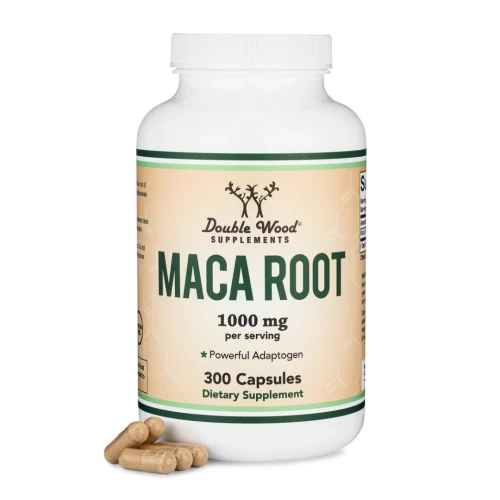 Double Wood Supplément e racine de maca 1000 MG 300 CAPSULES