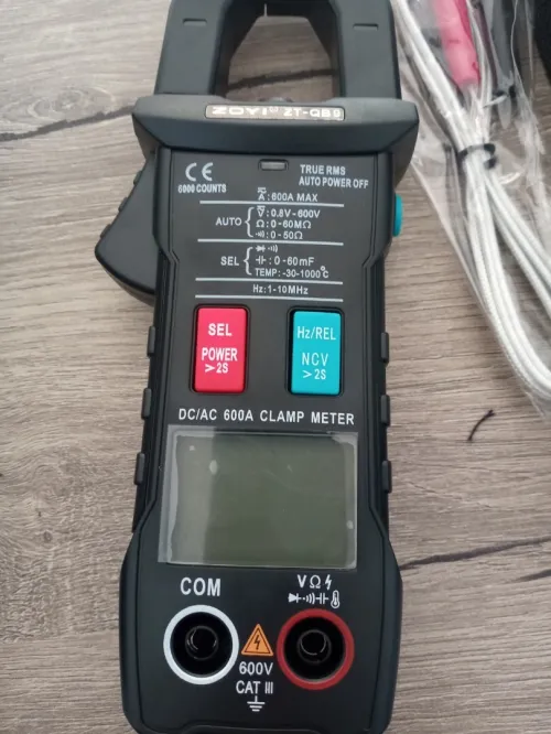 Pince ampèremétrique bluetooth ac/dc courant