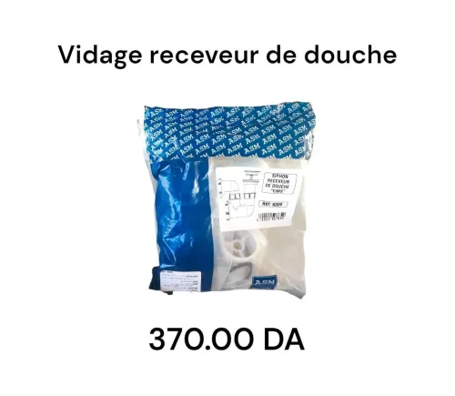 les vidages ( evier / lavabo / receveur de douche / trappe de visite