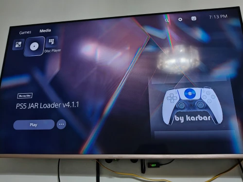 PS5 flashé avec cd blu-ray 
