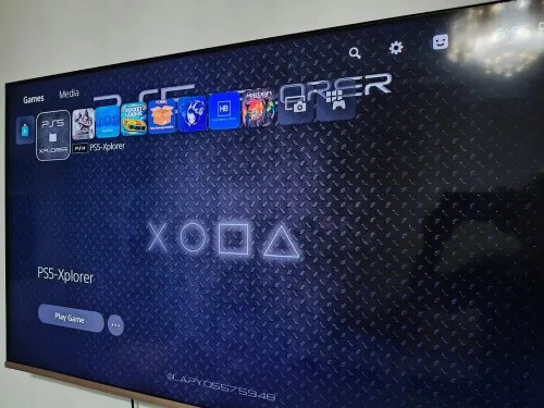 PS5 flashé avec cd blu-ray 