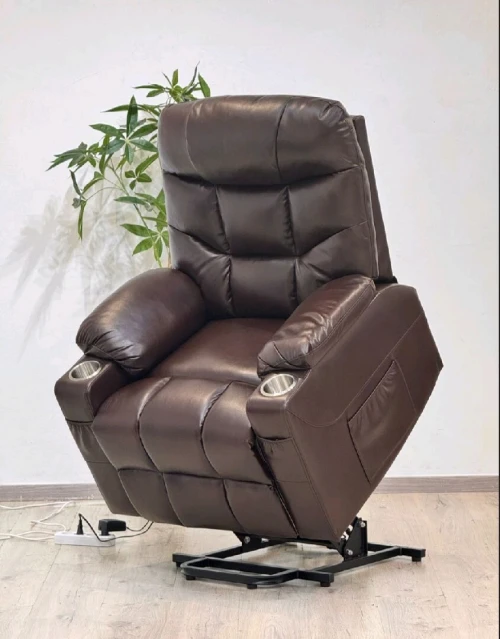Fauteuil relax releveur électrique avec massage et chauffage 