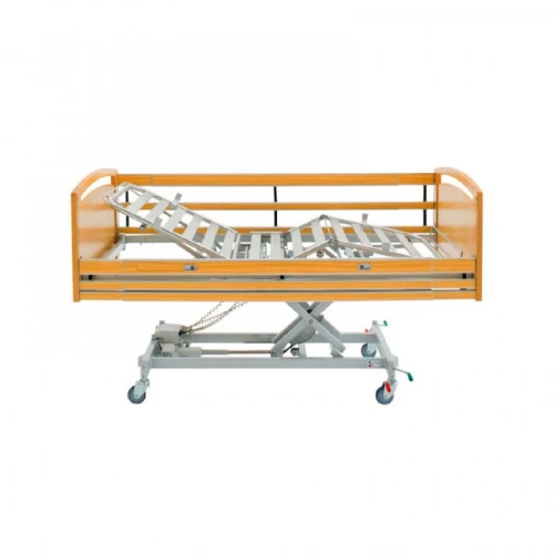 Lit médicalisé électrique en bois hêtre invacar SB 755