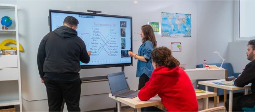 Tableau interactif blanc 