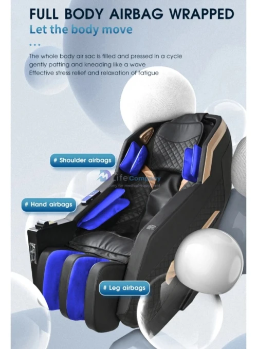 Fauteuil de massage 4D professionnel zéro gravité commercial