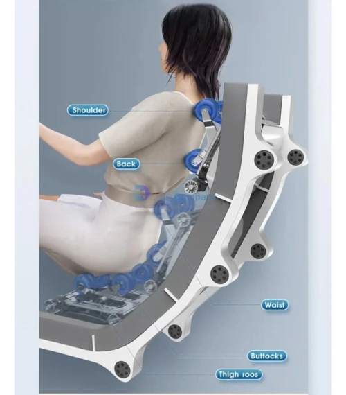 Fauteuil de massage 4D professionnel zéro gravité commercial