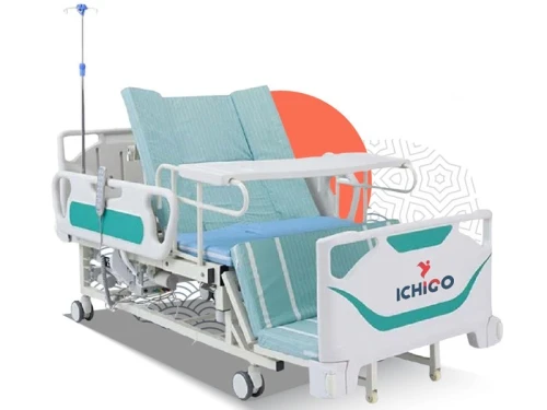 Lit médicalisé électrique multifonctions garde robe en ABS zava