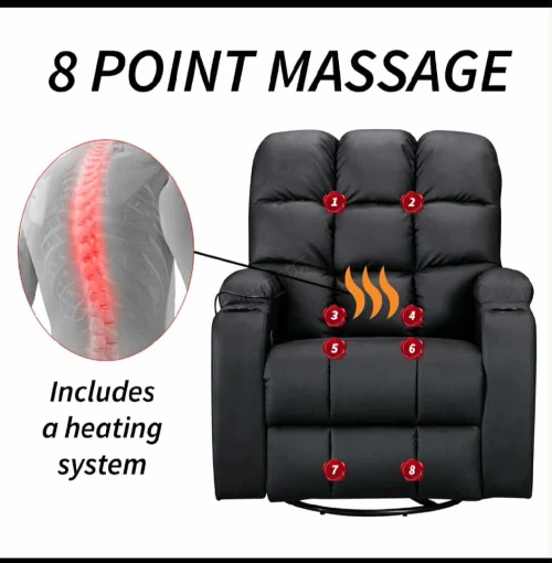 Fauteuil relax releveur électrique WestWood Massage Cinema Canapé Inclinable
