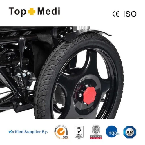 Fauteuil roulant inclinable automatique à dossier haut