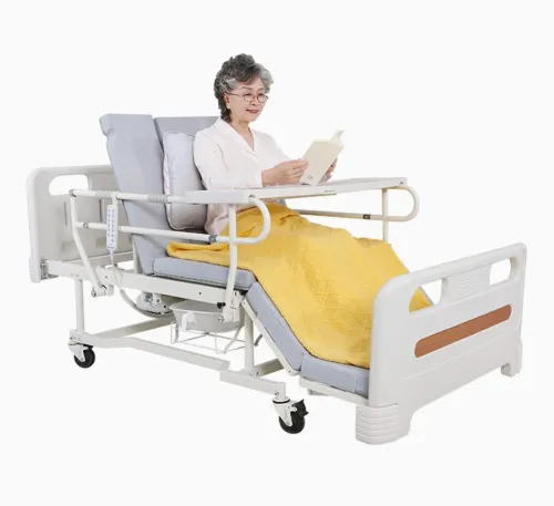 Lit médicalisé d'hôpital électrique et manuel 