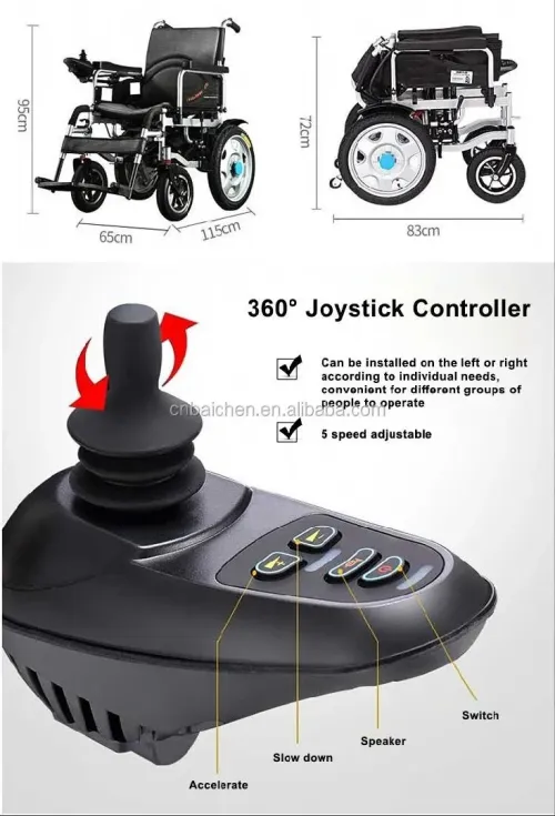 FAUTEUIL ROULANT ÉLECTRIQUE LÉGER HANDICAPÉ SKE180