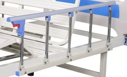 Lit d'hôpital médical Garde- robe manuel à 5 manivelles