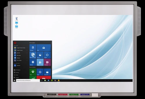 Tableau interactif blanc 