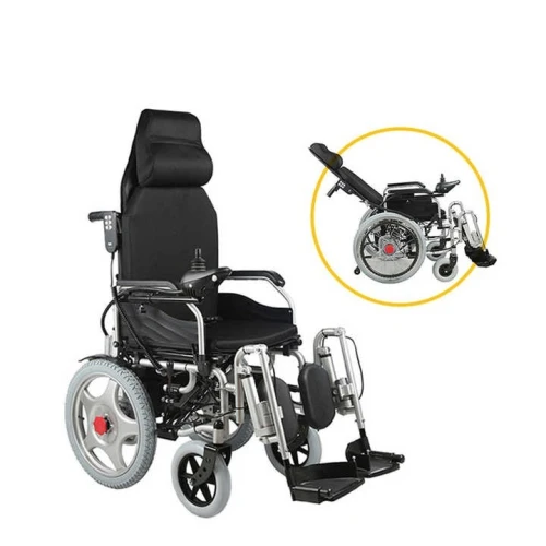 Fauteuil roulant inclinable automatique à dossier haut