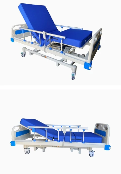 Lit médicalisé d'hôpital électrique a trois positions hauteur variable ABS 