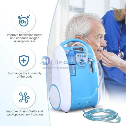 Concentrateur d'oxygène portatif 5Litres 