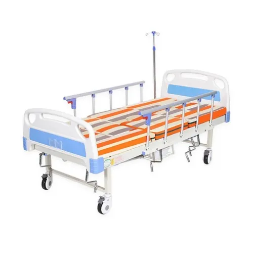 Lit d'hôpital médical Garde- robe manuel à 5 manivelles