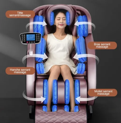 Fauteuil de massage 8D commercial usage professionnel 