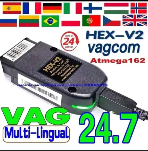 Interface VCDS HEX V2 2025 FRM+EN