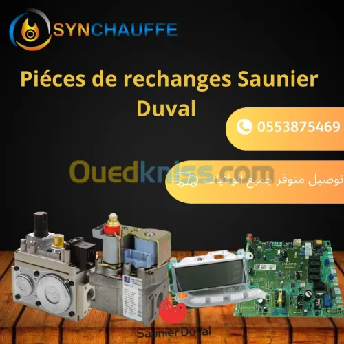 SAUNIER DUVAL PIECES DE RECHANGES
